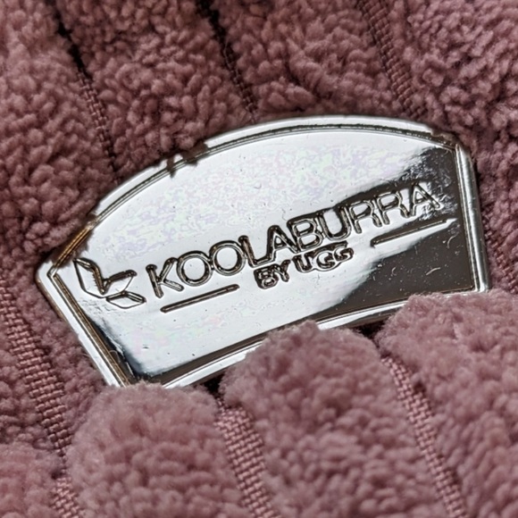 Koolaburra by UGG Short Corduroy Puffer Gorpcore Coat Large Pink Dusty Rose - Picture 6 of 8